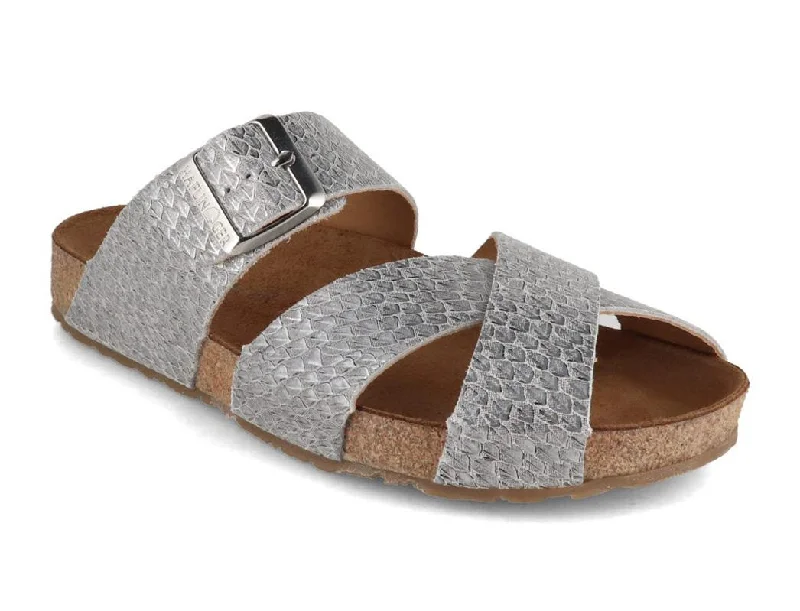 Fashion Urban Sneakers HAFLINGER Women Bio Sandals 'Animo', silver pine