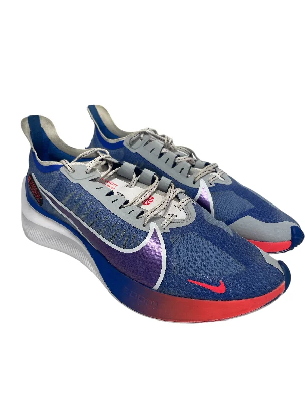 Chic Airflow Shoes NIKE/Low-Sneakers/US 9.5/BLU/Nike Zoom Gravity Ombre