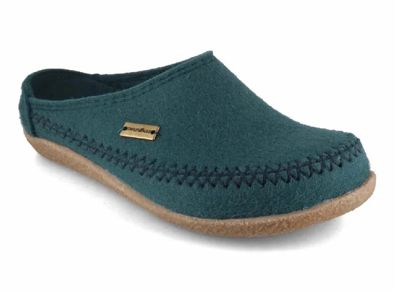 Lightweight Travel Sneakers HAFLINGER Men Women Clogs Blizzard Credo, pine green