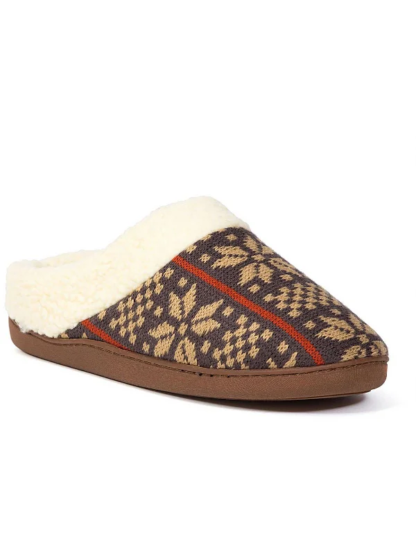 Stylish Shockproof Shoes Lodge Mens Faux Fur Lined Outdoor Slide Slippers