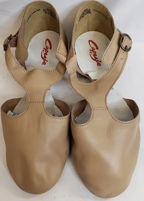 Ergonomic Memory Foam Shoes .75" Pedini -- Split Sole Teaching Shoe -- Caramel