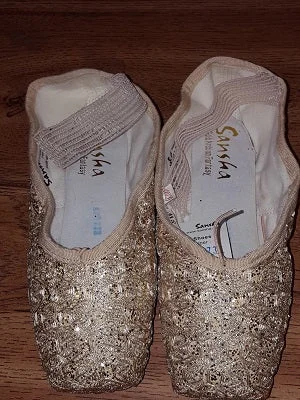 Urban Sport Sneakers Deco 4 -- Pointe Shoe -- Gold Glitter