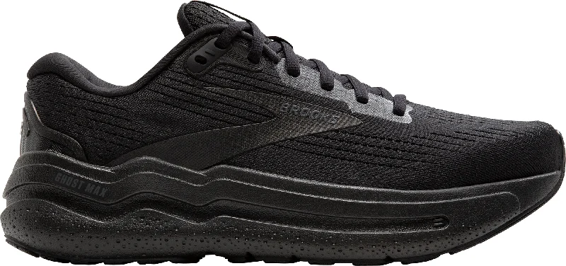Ultra-Light Foam Sneakers Brooks Ghost Max 2 Womens Running Shoes - Black