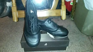 Premium Lightweight Shoes Billie -- Unisex Double Sole Tap Oxford -- Black