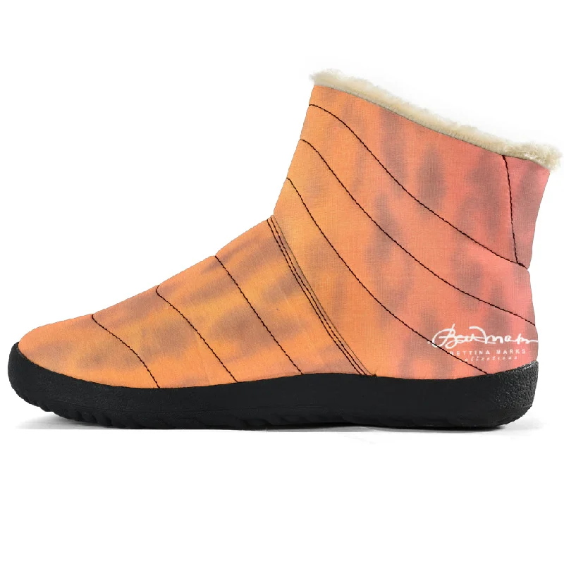 Soft Mesh Running Shoes Ombre Leopard Winter Boots