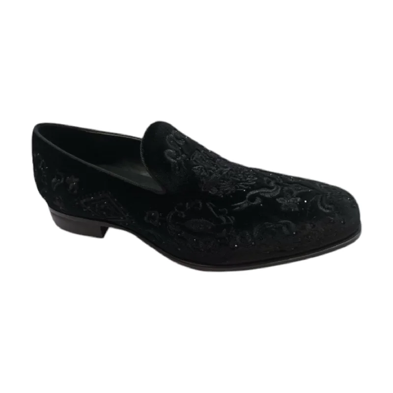 Quick-Dry Walking Shoes TERRONI: Velvet Embroidered Loafer S44