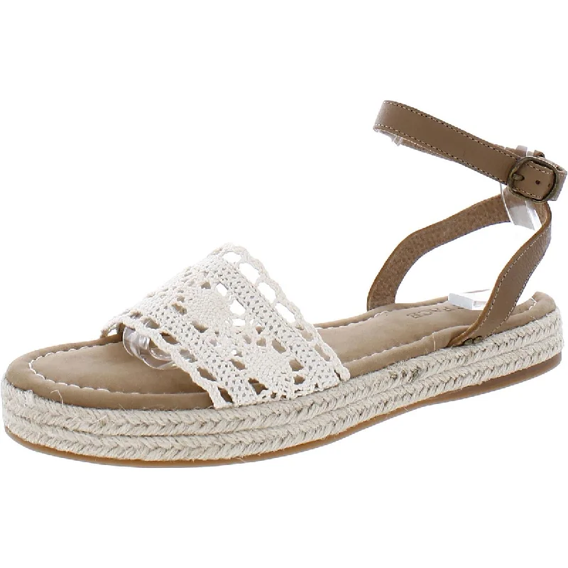 High-Durability Sneakers FatFace Womens Tilly Crochet Buckle Ankle Strap