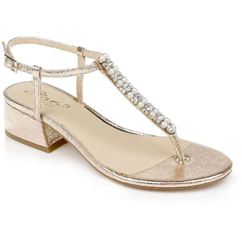 Stylish Breathable Shoes Jewel Badgley Mischka Womens Dasha Metallic Jeweled Thong Sandals Stylish Breathable Shoes Jewel Badgley Mischka Womens Dasha Metallic Jeweled Thong Sandals