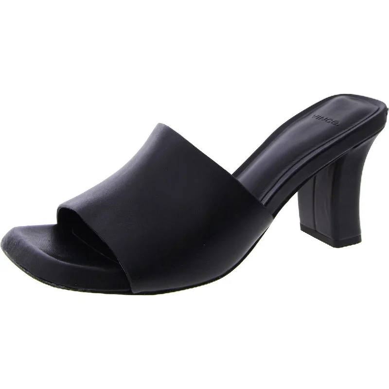 Everyday Anti-Skid Sneakers Vince Womens Lulu Leather Square Toe Heels