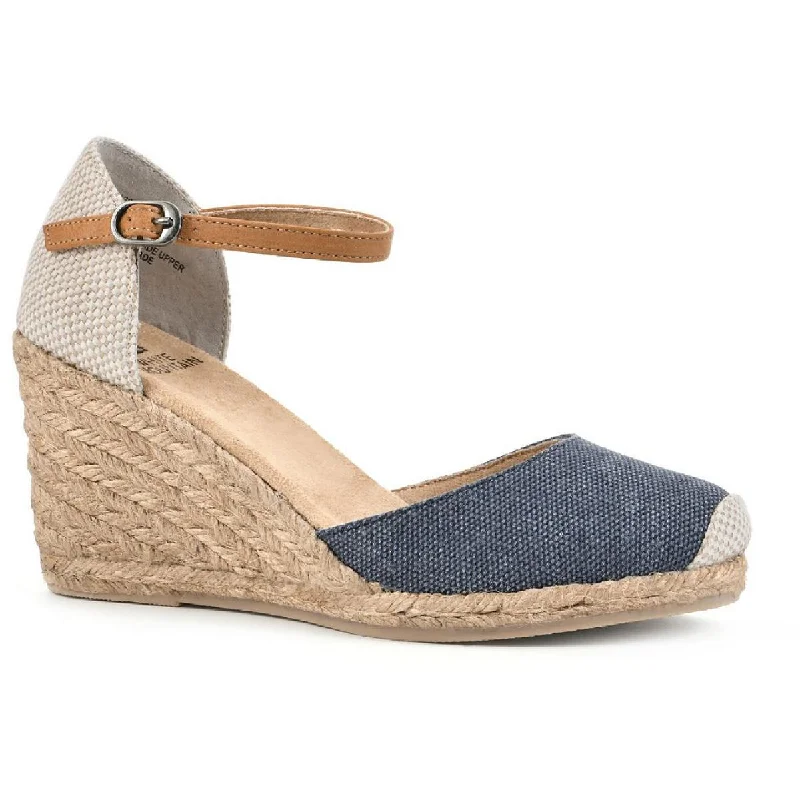 Lightweight Ventilated Shoes White Mountain Womens Mamba Canvas Ankle Strap Espadrilles Lightweight Ventilated Shoes White Mountain Womens Mamba Canvas Ankle Strap Espadrilles