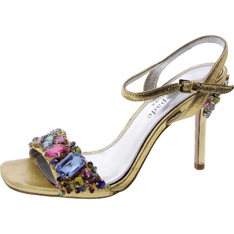 Streetwear Breathable Shoes Kate Spade New York Womens Heel Stiletto Ankle Strap