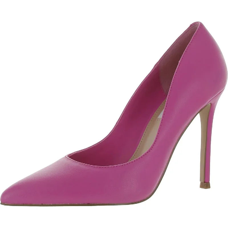 Airflow Casual Sneakers Steve Madden Womens Evelyn Leather Pointed Toe Pumps