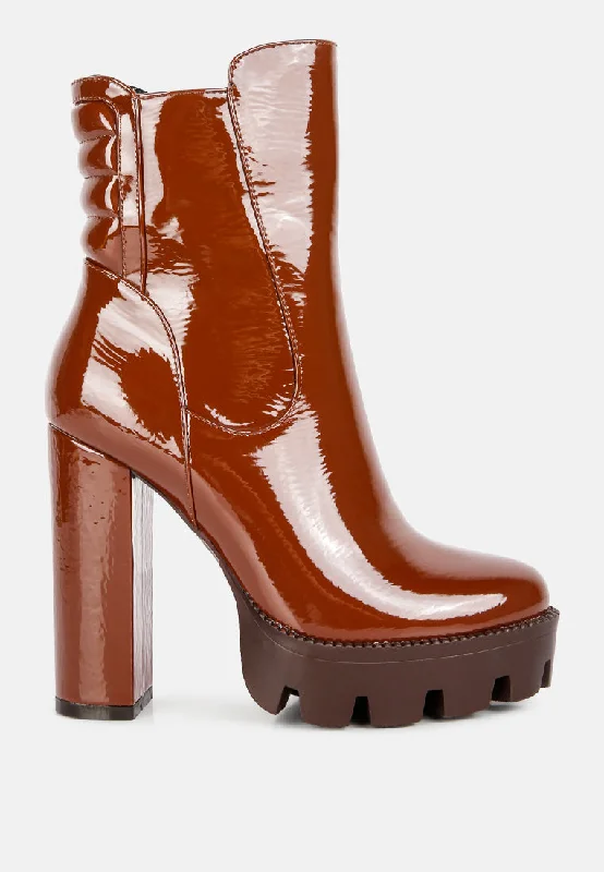Anti-Slip Casual Sneakers High Key Collared High Heel Ankle Boot
