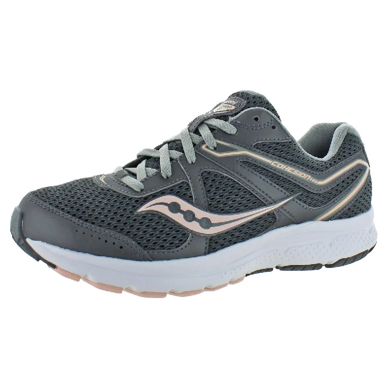 Chic Airflow Shoes Saucony Womens Grid Cohesion 11 Mesh Low-Top Running Shoes