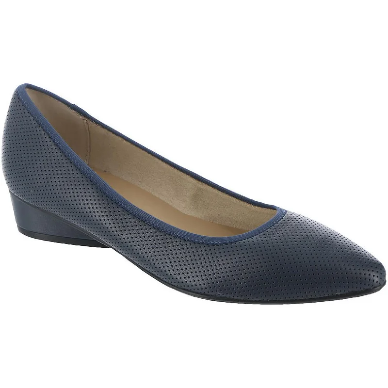 Breathable Casual Sneakers VANELi Womens Fiona Faux Leather Flat Shoes