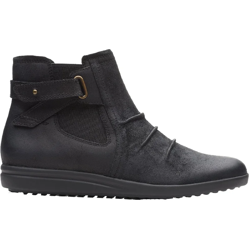 Urban Lightweight Shoes Women's Clarks Tamzen Mid Black Suede